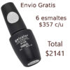 Esmalte semipermanente x 6 unidades